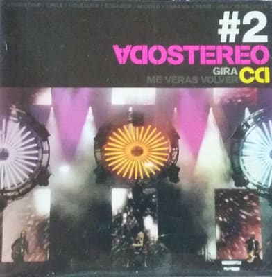 SODA STEREO CD ME VERAS VOLVER GIRA 2007 VOL. 2 CD