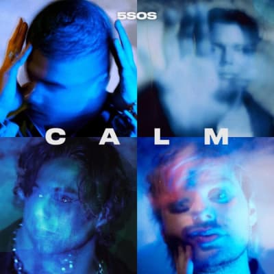 5SOS VINILO CALM blue transparent vinyl