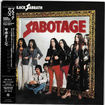 BLACK SABBATH CD SABOTAGE JPN OBI