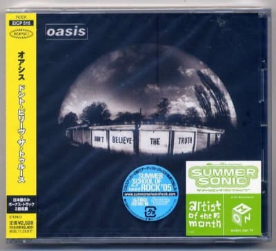 OASIS CD DON'T BELIEVE THE TRUTH JPN OBI