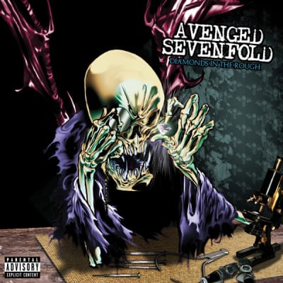 AVENGED SEVENFOLD VINILO DIAMONDS IN THE ROUGH 2LP diamond clear