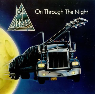 DEF LEPPARD CD ON THROUGH THE NIGHT