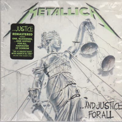 METALLICA CD AND JUSTICE FOR ALL