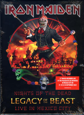 IRON MAIDEN CD LEGACY OF THE BEAST LIVE MEXICO CITY