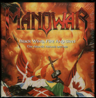 MANOWAR CD BLACK WIND, FIRE AND STEEL: THE ATLANTIC ALBUMS 1987-1992
