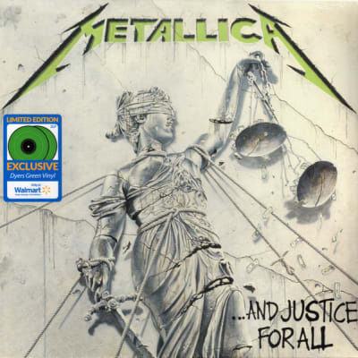 METALLICA - AND JUSTICE FOR ALL (VINILO 2LP WALMART COLOR VERDE)