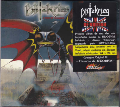BLITZKRIEG CD A TIME OF CHANGES (SLIPCASE ENVERNIZADO+MINI-POSTER)