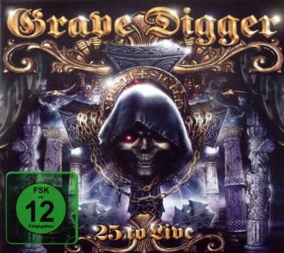 GRAVE DIGGER CD 25 TO LIVE CD+DVD