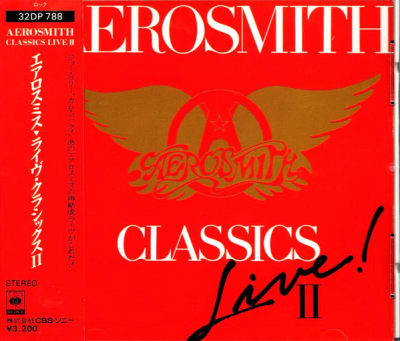 AEROSMITH CD CLASSICS LIVE II JPN