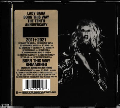 LADY GAGA CD BORN THIS WAY 10TH