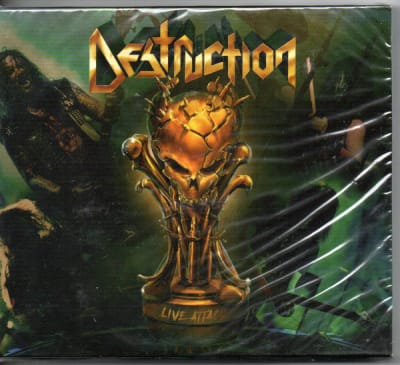 DESTRUCTION CD LIVE ATTACK (DIGIPACK + SLIPCASE) 2CD