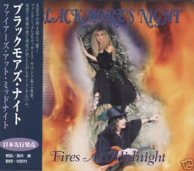 Blackmore's Night CD Fires At Midnight JPN OBI