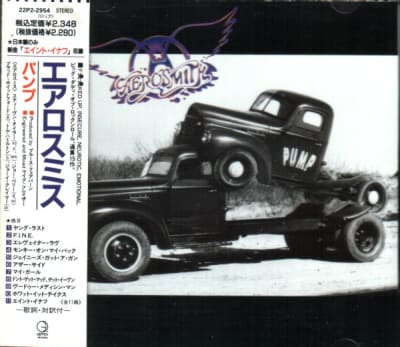 AEROSMITH CD PUMP JPN OBI