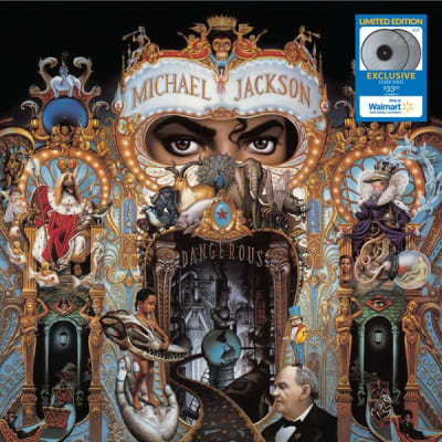 MICHAEL JACKSON - DANGEROUS (VINILO 2LP WALMART COLOR PLATEADO)