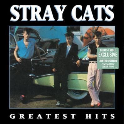 STRAY CATS - GREATEST HITS (VINILO BARNES & NOBLE COLOR BOTELLA VERDE COCACOLA)