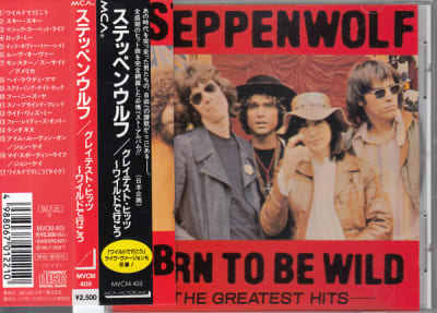 STEPPENWOLF CD BORN TO BE WILD - GREATEST HITS - JPN