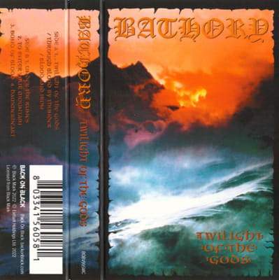 BATHORY CASSETTE TWILIGHT OF THE GODS
