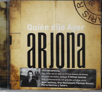 ARJONA, RICARDO CD Quien Dijo Ayer