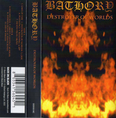 BATHORY CASSETTE DESTROYER OF WORDS