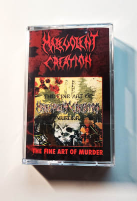 MALEVOLENT CREATION CASSETTE THE FINE ART OF MURDER