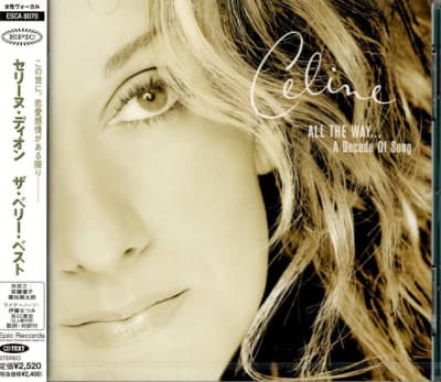 DION, CELINE CD All The Way... A Decade Of Song JPN OBI