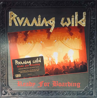 RUNNING WILD VINILO READY FOR BOARDING -2LP-