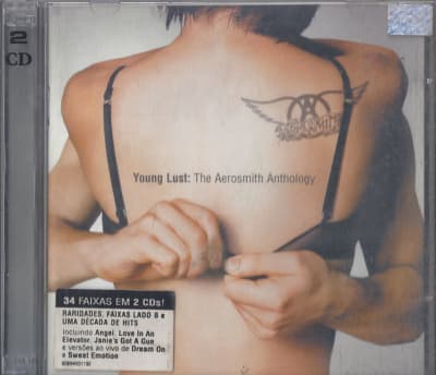 AEROSMITH CD YOUNG LUST THE AEROSMITH ANTHOLOGY