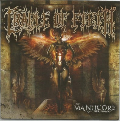 CRADLE OF FILTH CD THE MANTICORE AND OTHER HORRORS