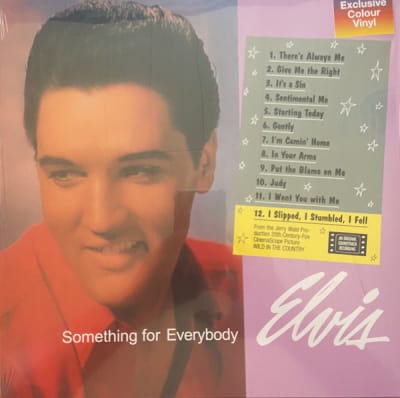 PRESLEY, ELVIS VINILO SOMETHING FOR EVERYBODY (EXCLUSIVE COLOUR VINYL)
