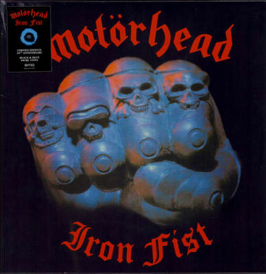 MOTORHEAD VINILO IRON FIST (LTD 40TH BLACK & BLUE SWIRL VINYL)