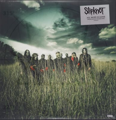 SLIKPNOT VINILO ALL HOPE IS GONE - 2LP - Orange color - Ltd