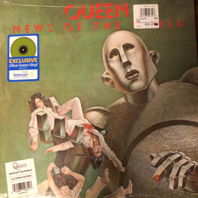 QUEEN - NEWS OF THE WORLD (VINILO WALMART COLOR VERDE OLIVO)