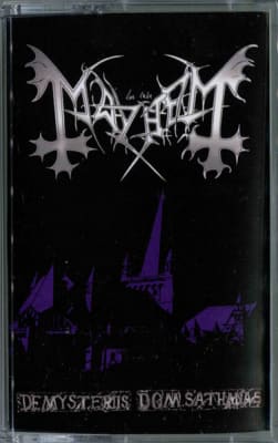 MAYHEM CASSETTE DE MYSTERIES DOM SATHANAS
