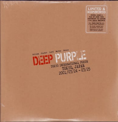 DEEP PURPLE VINILO LIVE IN TOKYO 2001 - 4 LP -