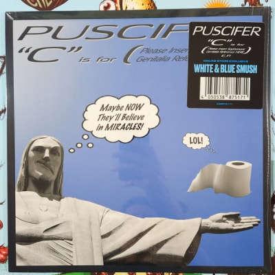 PUSCIFER VINILO C ID FOR (PLEASE INSERT SOPHOMIC GENITALIA REFERENCE HE) EP opaque gold vinyl