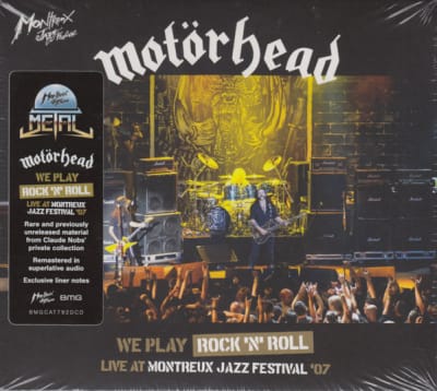 MOTORHEAD CD WE PLAY ROCK N ROLL LIVE AT MONTREUX JAZZ FESTIVAL 07