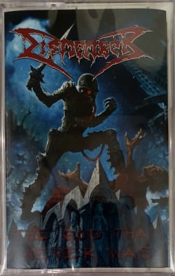 DISMEMBER CASSETTE THE GOD THAT NEVER WAS