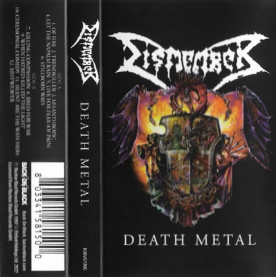 DISMEMBER CASSETTE DEATH METAL