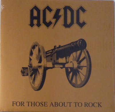 AC/DC VINILO FOR THOSE ABOUT TO ROCK