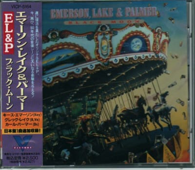 EMERSON LAKE & PALMER CD BLACK MOON JPN OBI