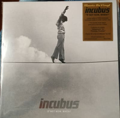 INCUBUS VINILO IF NOT NOW, WHEN? - 2000 pieces - white marbled color - 2 LP -