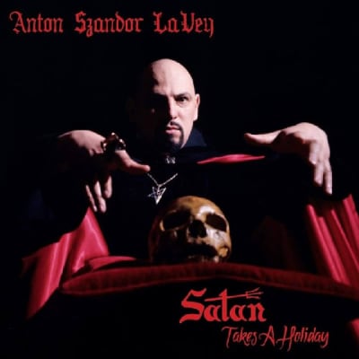 LAVEY, ANTON VINILO SATAN TAKES A HOLIDAY (RED MARBLE)