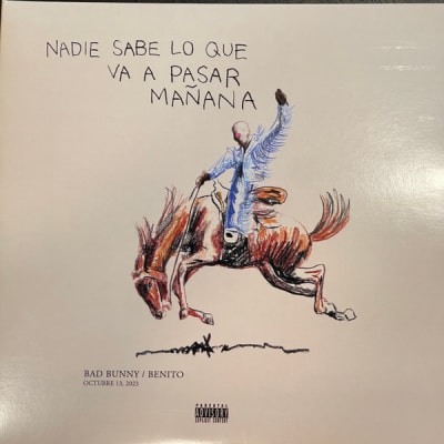 BAD BUNNY VINILO NADIE SABE LO QUE VA A PASAR MAÑANA