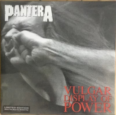 PANTERA VINILO VULGAR DISPLAY OF POWER (Vinilo Color Gris)