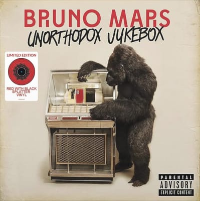 MARS, BRUNO VINILO UNORTHODOX JUKEBOX (RED BLACK SPLATTER LTD)