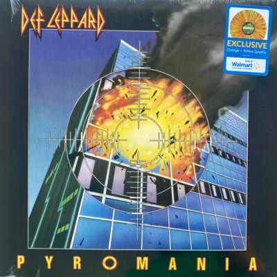 DEF LEPPARD - PYROMANIA (VINILO WALMART NARANJO Y AMARILLO SALPIDCADO)