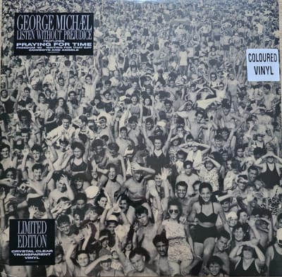 MICHAEL, GEORGE VINILO LISTEN WITHOUT PREJUDICE - LIMITED EDITION - Clear Vinyl Italy