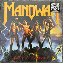 MANOWAR VINILO FIGHTING THE WORLD (LTD transparent blue)
