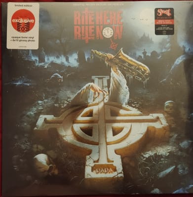 GHOST VINILO RITE HERE RITE NOW (TARGET) Opaque Bone Vinyl + 8x10 glossy photo