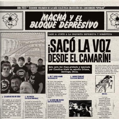 MACHA Y EL BLOQUE DEPRESIVO VINILO JUNTO A LA ORQUESTA DEPRESIVA (DESCATALOGADO)